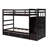 Bunk Bed With Trundle And Staircase,-300978641