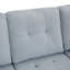 Canapé modulaire en L 109,2 po avec coussins de dossier amovibles et 2 coussins