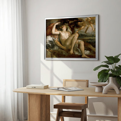 Mars, Venus and Cupid-Titian-Framed Gallery Wrapped Canvas-c. 1530