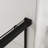 Semi - Matte Black Sliding Bathtub Shower Door, 6Mm Tempered Glass, Adjustable Width 56" 60", Waterproof Seal Strip, Smooth Operation 60" W X 58" Hsliding Door6mm Glassexplosion Proof Coatingsmooth