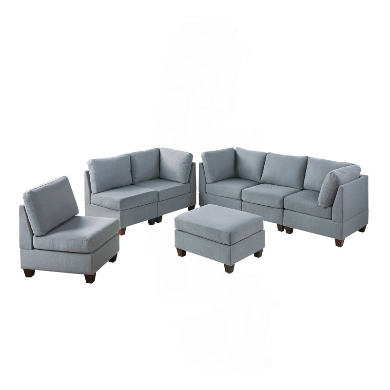 ENSEMBLE MODULAIRE - 7 pièces en gris