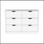 Commode 4 tiroirs, finition blanche-1021583930