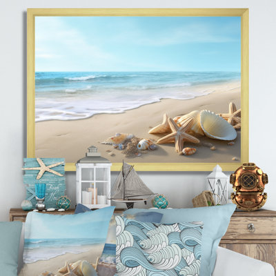 Étoile de mer et coquillages IV - impression