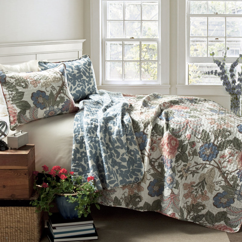 Ensemble de courtepointe 100% coton Chengyu