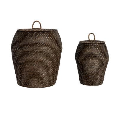 Hand Woven Rattan Decorative Basket