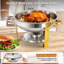 Ensemble de chauffe-plat rond, chauffe-plat 5 pte