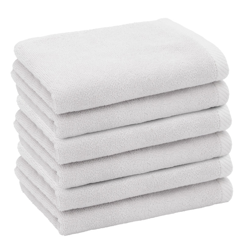  Essuie-mains en coton turc, Argent, 6
