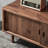 Solid wood style TV stand