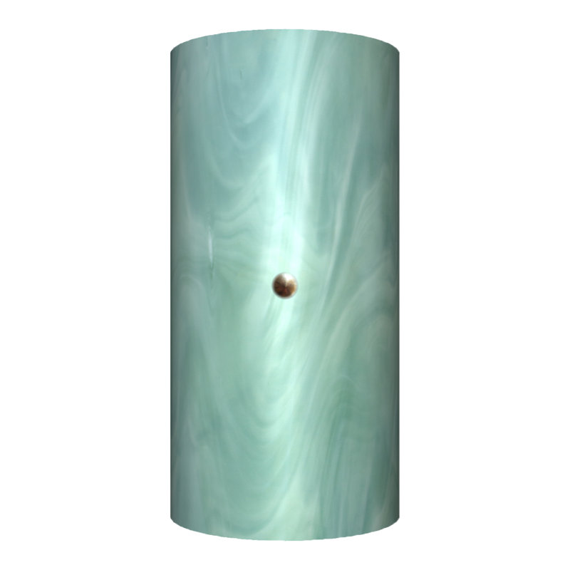 Nishimura Flush Mounted Sconce, Seafoam Green