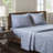 Chevron Printed Microfiber Sheet Set-24113502-24113506