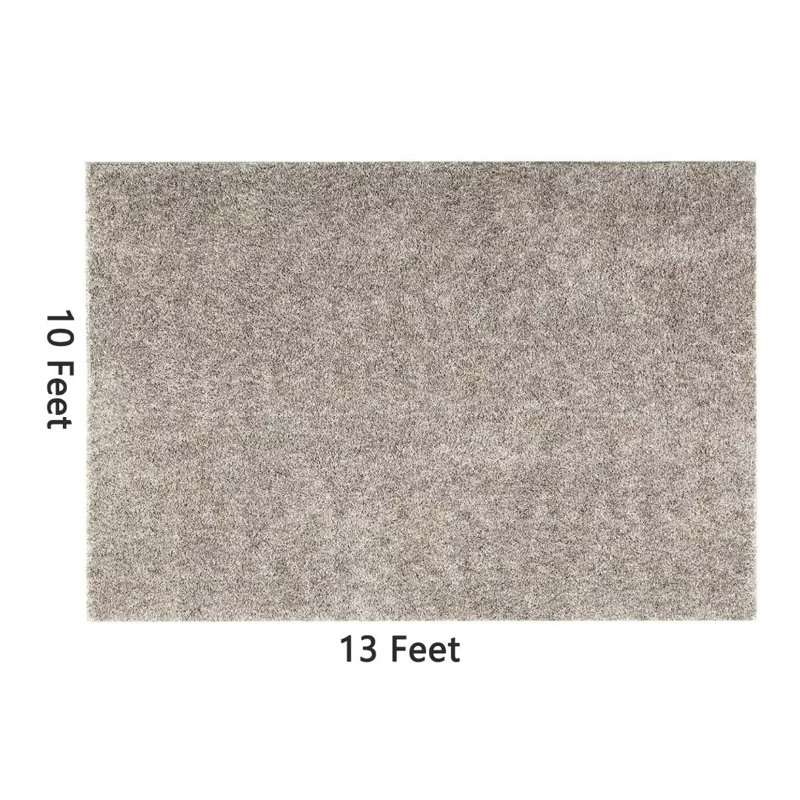 Tapis intérieur / extérieur en polyester tissé à la machine Subrahmanyam, Rectangle 10 pi x 13 pi