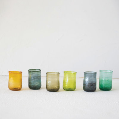 Hand Blown Multipurpose Drinking Glass Votive Holders