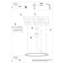 Raunds 5 - Light Kitchen Island Square / Rectangle Pendant