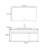 Simple and light luxury style bathroom cabinet