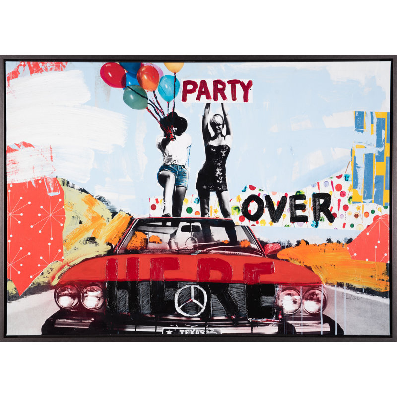Party Over Here Print by Elige