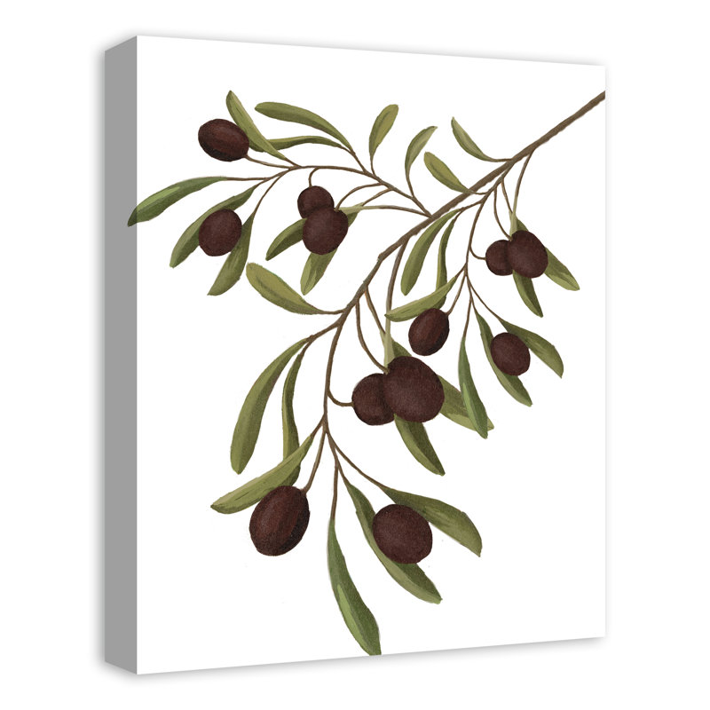 Olive Branch Neutral 4 - peinture sur toile tendue