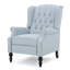 Fauteuil inclinable capitonné en tissu-1736306031