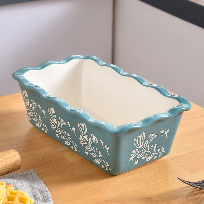 wisenvoy 5.5 in. x 9.8 in. Non-Stick Ceramic Loaf Pan