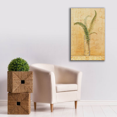 «Ferns In Glass Vase 2» par Danhui Nai, art mural sur toile