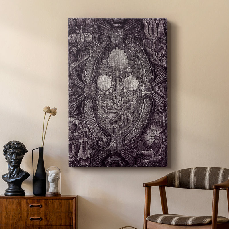 Reproduction abstraite rétro CLII - galerie Cavas sur mesure, H 18 po x l 12 po