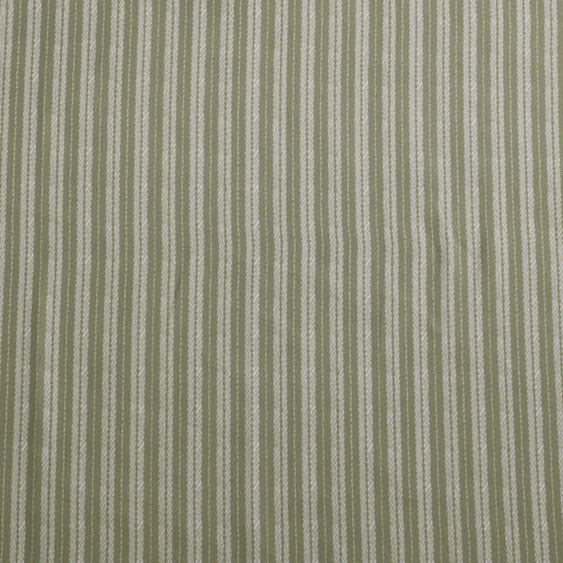 Kenneth Cole Sheet Set, Queen Sheet Set with 2 Pillowcases, Twill Stripe Texture Green
