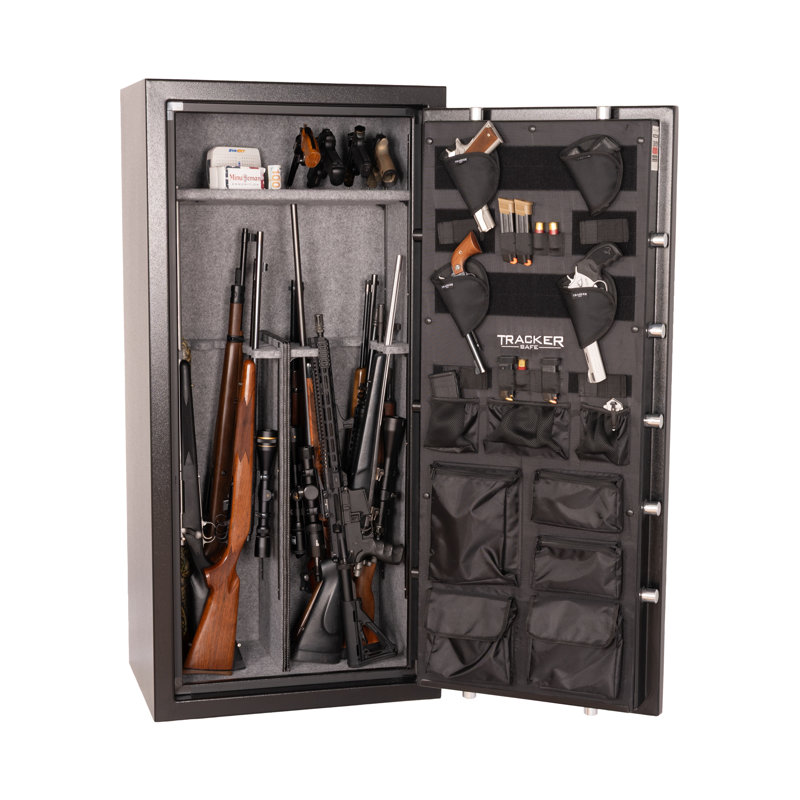 Tracker Safe M20, 20 Gun, 60 Min Fire Rated, Electronic Lock, 20 Guns, Electronic