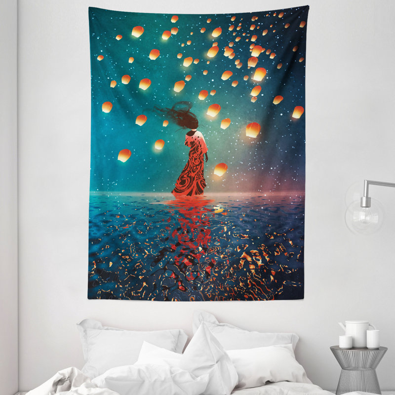 Tapisserie décorative en polyester pour chambre à coucher, H 80 po x l 60 po