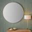 Stainless Steel Round Wall Mirror-98249878-98249877
