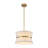 2-light 14" Mini Mordern Fabric Drum Chandelier -1859261829