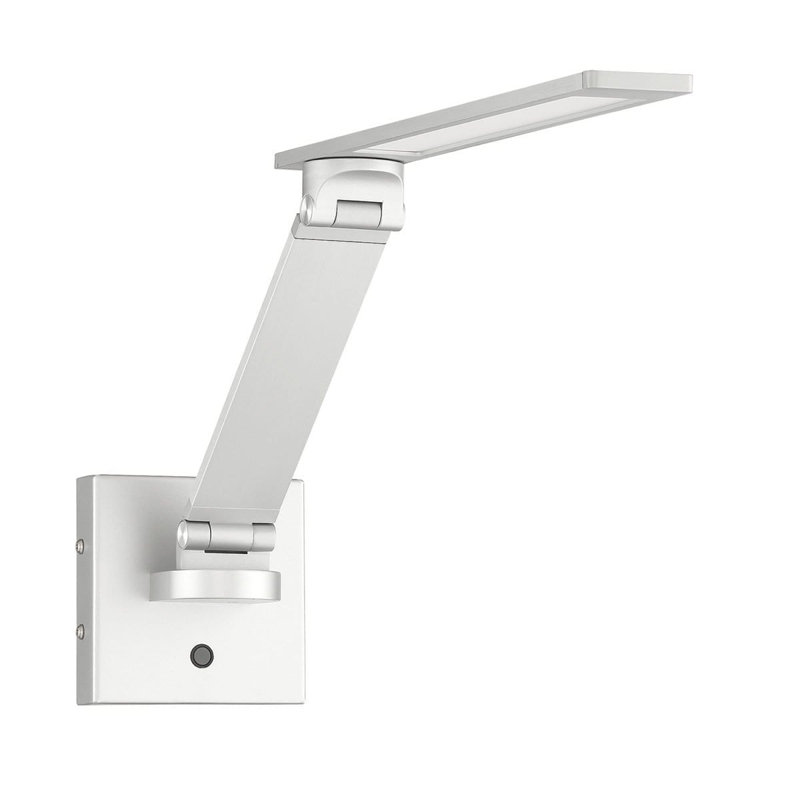 Applique murale à bras articulé en aluminium à DEL ARC - Luminaire moderne intégré en métal de 9 W pour un éclairage élégant