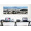 Cityscape de l’horizon panoramique san francisco, reproduction de photo sur toile grise
