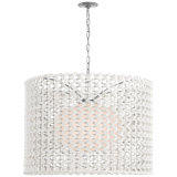 Catania 40" Hanging Shade With Cream Woven Rope