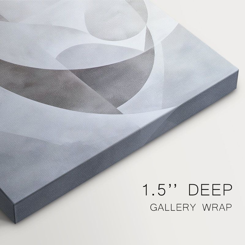 Abstract Series 1 #XIII-Gallery Wrapped Canvas, 16" H x 32" W