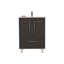 Meuble-lavabo simple avec armoire à double porte