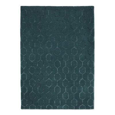 Gio Geometric Area Rug in Green