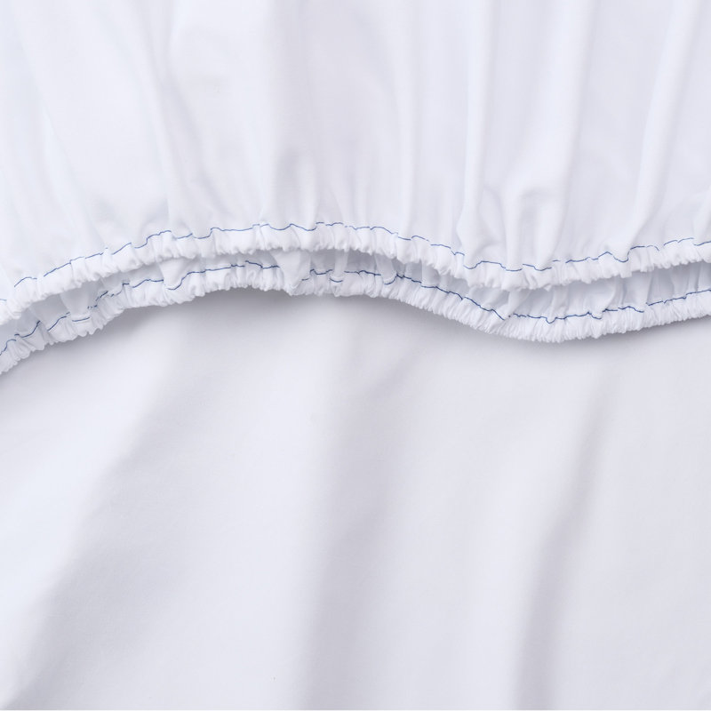 Arkwright Soft Cotton Blend 200 Thread Count Fitted Sheets - Pack of 6, Queen Fitted Sheet