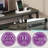 55'' L-Shape Computer Desk With LED Lights, Power Outlets & Drawer Shelves-419479141