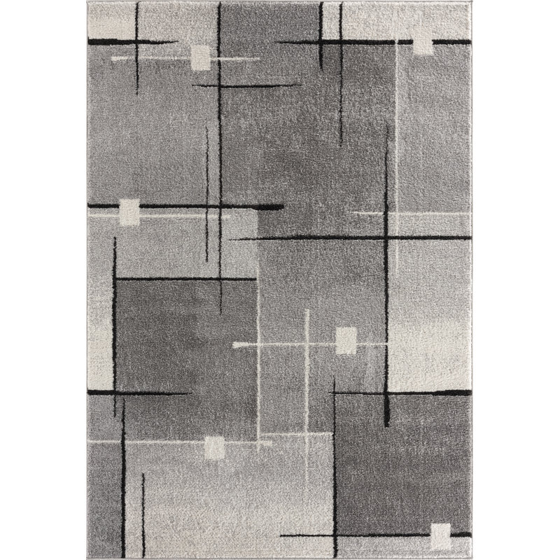 Chaaya Geometric Print Area Rug, Rectangular 140 x 200cm