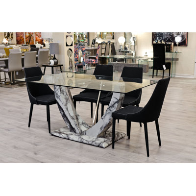Eunice 4 - Person Dining Set