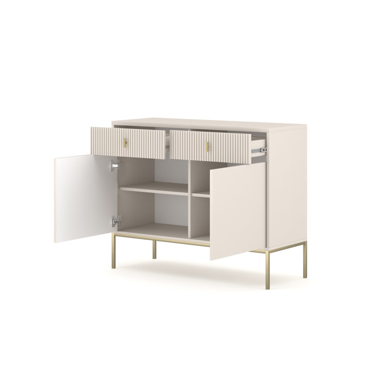 Tarrick 104.2cm Sideboard, Cashmere/Gold