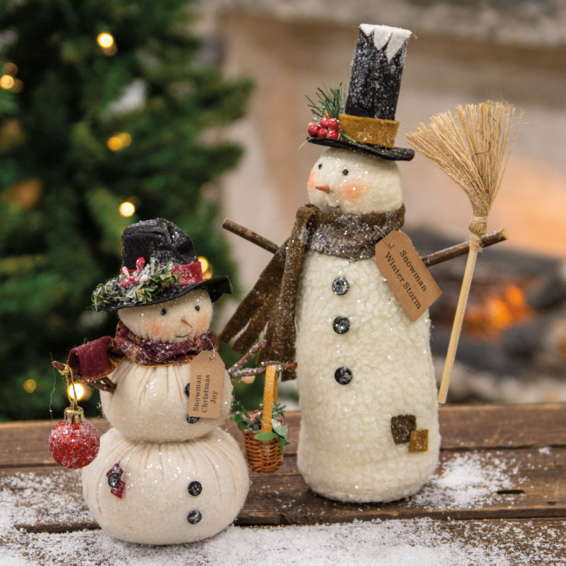 Bonhomme de neige, tempête hivernale