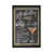 Black Floater Framed