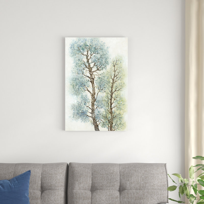 Cimes d'arbres tranquilles I, H 30 po x l 20 po x P 1,25 po