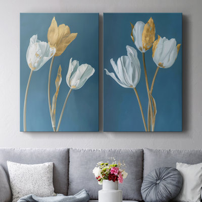 FLORAL Series CXXX-Premium Gallery Wrapped Canvas -Ready to Hang