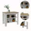 Îlot de cuisine, quatre pieds, trois tablettes-1732286286-1732286283