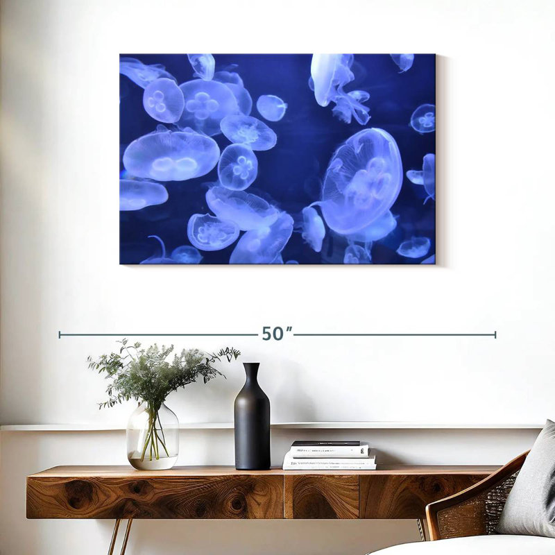 Sea Jellies, 24" H x 36" W