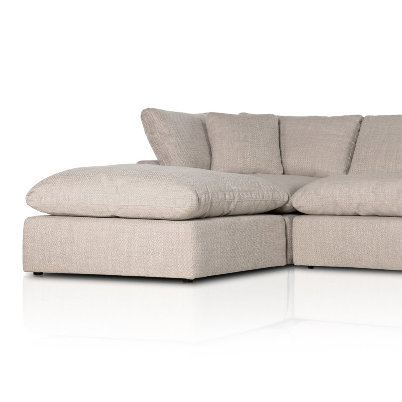 Stevie Modular Sectional, Gibson Wheat Polyester Blend