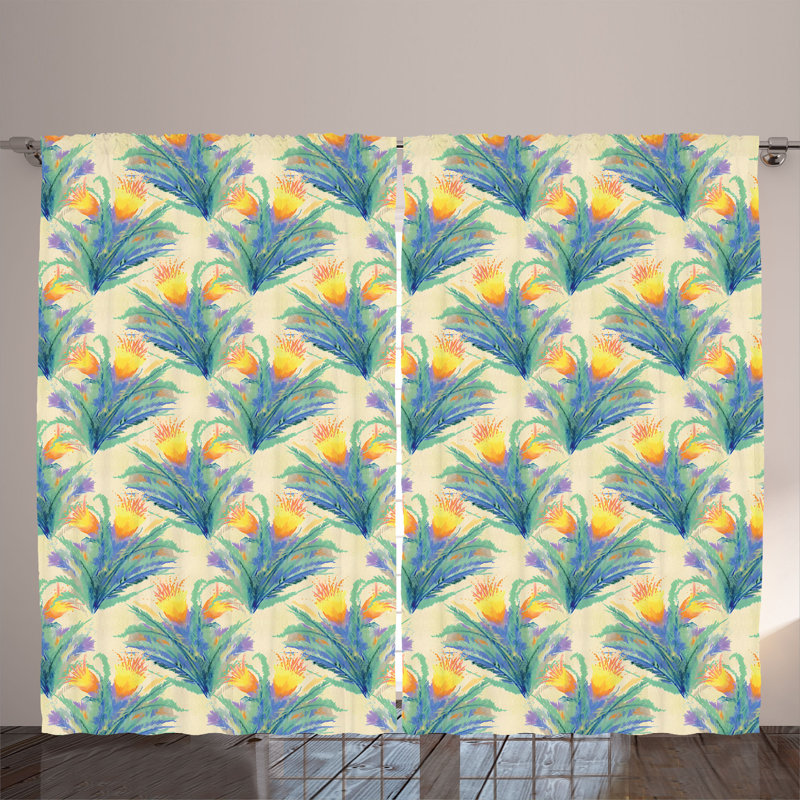 Semi Sheer Curtain Pair