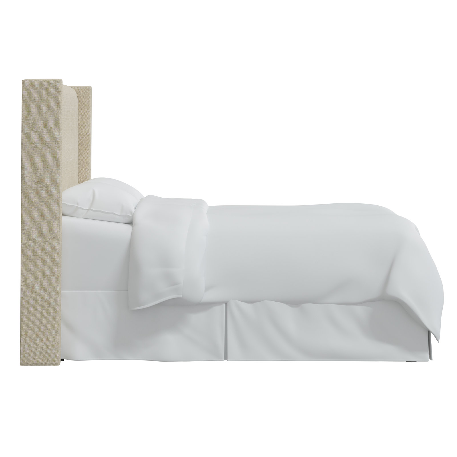 Benson Upholstered Headboard, Queen, Beige