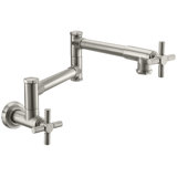 Descanso Pot Filler Dual Handle Wall Mount